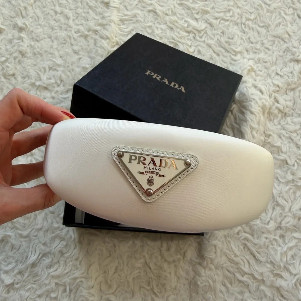 Authentic Prada White Re-Nylon Headband with full set - Picture 2 of 16